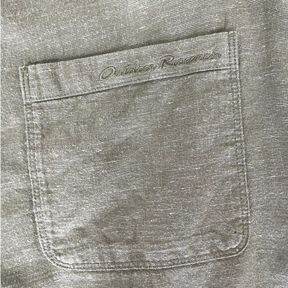 Outdoor Research Hemp Coralie Pants Roll Up Pull On Drawstring Sz 6 Sustainable - Picture 6 of 12